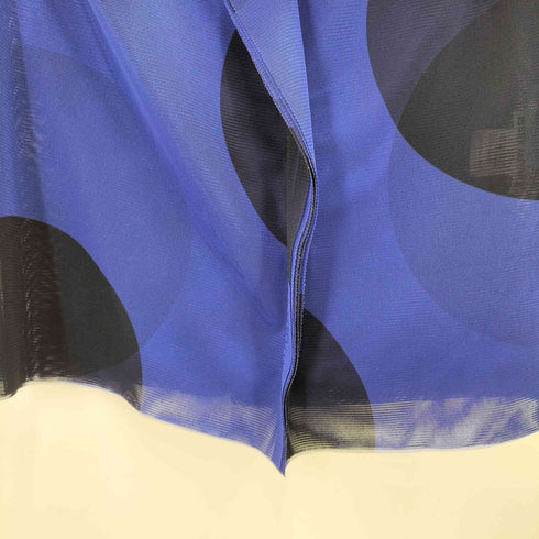 イッセイミヤケ ISSEY MIYAKE 10SS フリル デザイン 変形 ノースリーブ ドット ブラウス レディース JPN:2