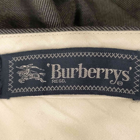 バーバリーズ BURBERRYS ダブルブレストテーラードジャケット スラックス ロゴ刻印ボタン メンズ
