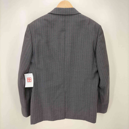 コムデギャルソンオム COMME des GARCONS HOMME AD2006 背抜き ストライプ 3B テーラードジャケット 1タック スラックス パンツ セットアップ メンズ SS