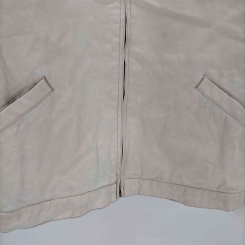 GUIDE GEAR ダック地 ジップジャケット 裏地チェック メンズ JPN:XL