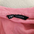 ザラ ZARA リネン ティアード フリル スキッパー シャツワンピース レディース import:M
