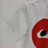 プレイコムデギャルソン PLAY COMME des GARCONS ハートロゴプリント ワッペン クルーネックTシャツ レディース JPN:S