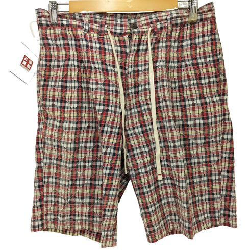 オニール ONEILL 00S キルティングステッチ チェック ショーツ パンツ メンズ M
