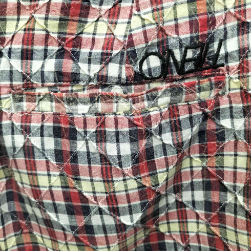 オニール ONEILL 00S キルティングステッチ チェック ショーツ パンツ メンズ M