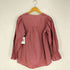 ザラ ZARA 襟レース ギャザースリーブ シャツブラウス レディース import:M