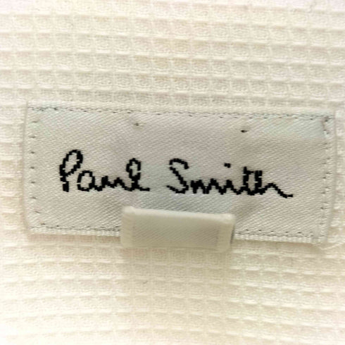 ポールスミス Paul Smith 異素材 切替 ロングポイント カラー L/S シャツ メンズ import:M