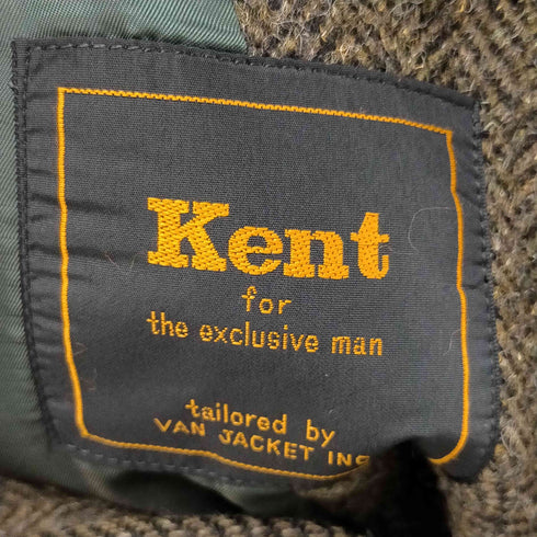 ケント Kent ヘリンボーン ウールテーラードジャケット メンズ