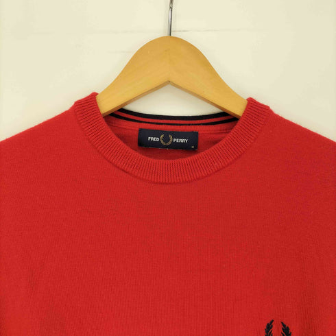 フレッドペリー FRED PERRY クラシック メリノウール クルーネック ジャンパー ニット セーター メンズ import:M