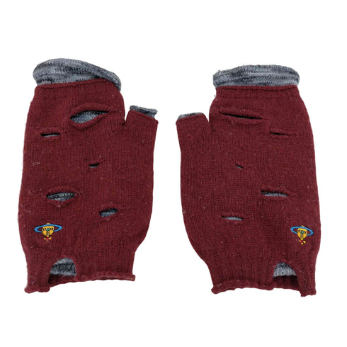 ヴィヴィアンウエストウッド Vivienne Westwood オーブ刺繍 ダメージ加工 レイヤードグローブ レディース
