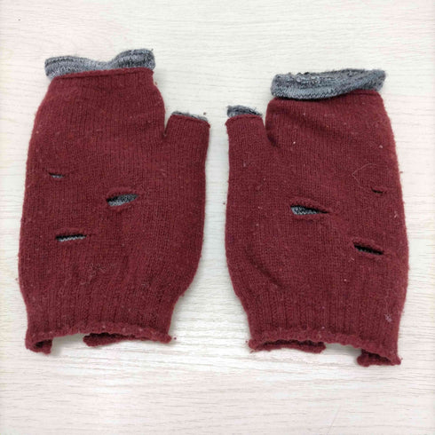 ヴィヴィアンウエストウッド Vivienne Westwood オーブ刺繍 ダメージ加工 レイヤードグローブ レディース
