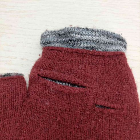 ヴィヴィアンウエストウッド Vivienne Westwood オーブ刺繍 ダメージ加工 レイヤードグローブ レディース