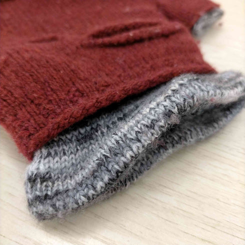 ヴィヴィアンウエストウッド Vivienne Westwood オーブ刺繍 ダメージ加工 レイヤードグローブ レディース