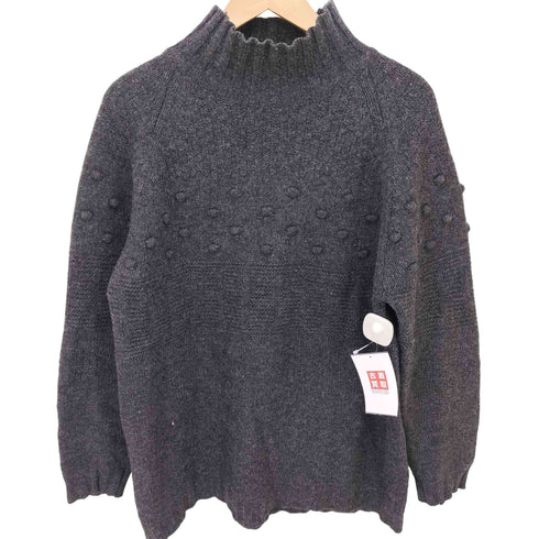 ユナイテッドカラーズオブベネトン UNITED COLORS OF BENETTON 90S 日本製 NEW WOOL デザイン モックネック ニット メンズ JPN:46