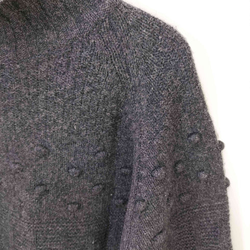 ユナイテッドカラーズオブベネトン UNITED COLORS OF BENETTON 90S 日本製 NEW WOOL デザイン モックネック ニット メンズ JPN:46