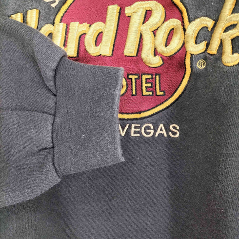 ハードロックホテル Hard rock HOTEL USA製 刺繍ロゴ スウェット メンズ import:S