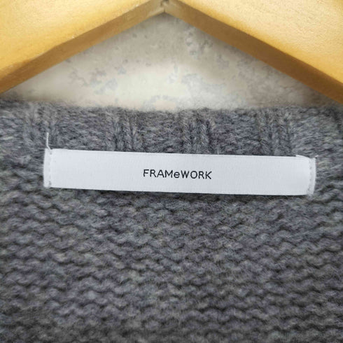 フレームワーク FRAMeWORK ジャガードZIPカーディガン レディース