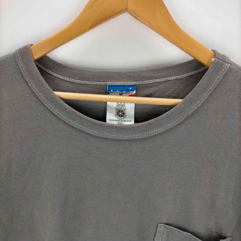 ユニオンメイド UNION MADE ポケット クルーネックL/S tee USA製 メンズ import:XL