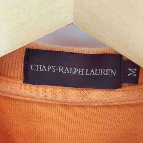 チャップスラルフローレン CHAPS RALPH LAUREN ワンポイント刺繍 鹿の子 S/Sポロシャツ メンズ import:M
