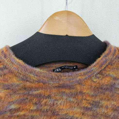ザラ ZARA brushed knit crop top レディース import:L