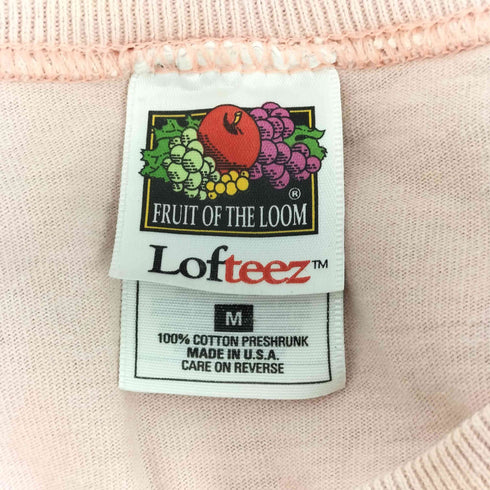 フルーツオブザルーム FRUIT OF THE LOOM USA製 Lofteez TALBOT イルカ 両面プリント クルーネックTシャツ メンズ M