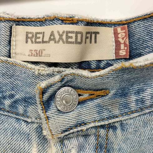 リーバイス Levis 00S 2006年製 ボタン裏刻印989 メキシコ製 550 RELAXED FIT ダメージ デニム パンツ メンズ W36 L30
