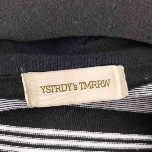 イエスタデイズトゥモロー YSTRDYs TMRRW YSTRDY'S TMRRW ボーダーバギーカットソー メンズ JPN:M