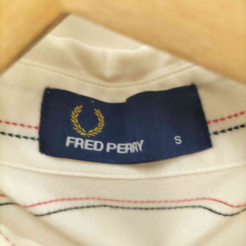 フレッドペリー FRED PERRY ワンポイント 刺繍 ストライプ S/S ボタンダウン シャツ メンズ JPN:S