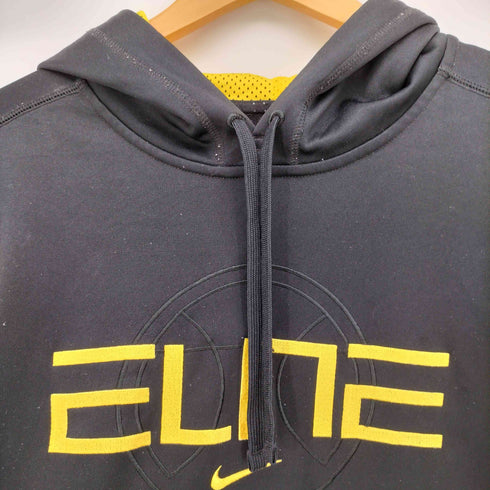 ナイキ NIKE 11SS THERMA FIT ELITE センタースウッシュ ロゴ刺繍 裏地切替 プルオーバー フーディー パーカー メンズ JPN:XL