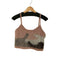 ザラ ZARA フェイクファー マルチカラー ショートニット レディース import:S