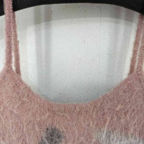 ザラ ZARA フェイクファー マルチカラー ショートニット レディース import:S
