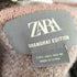 ザラ ZARA フェイクファー マルチカラー ショートニット レディース import:S