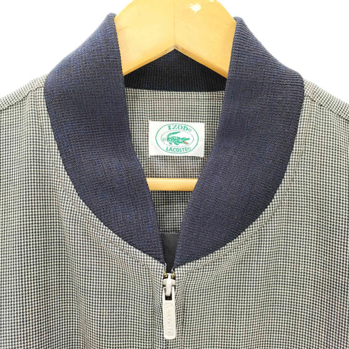 アイゾッドラコステ IZOD LACOSTE 90s 千鳥格子柄 ブルゾン メンズ