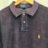ポロバイラルフローレン Polo by RALPH LAUREN CUSTOM FIT ポニー刺繍 パイル地 襟切替 S/S ポロシャツ メンズ import:L