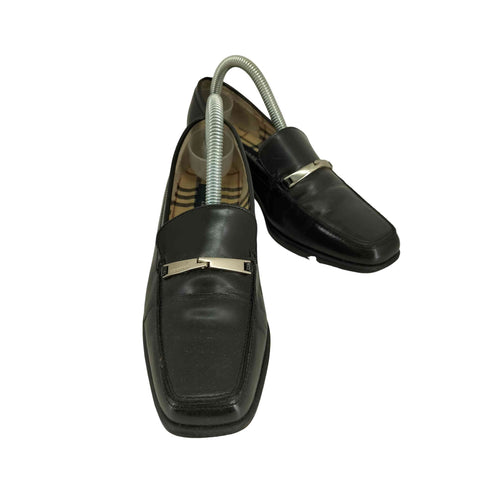 バーバリーロンドン BURBERRY LONDON レザーローファー レディース 22 E