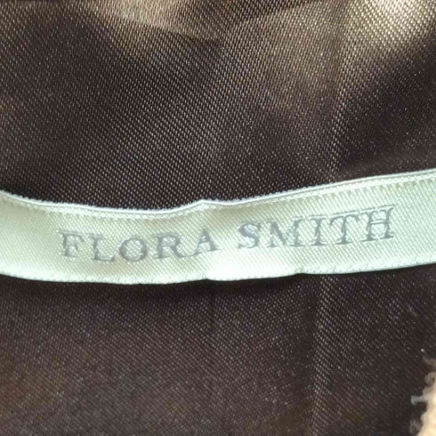 FLORA SMITH イタリア製 刺繍レザージャケット レディース 40