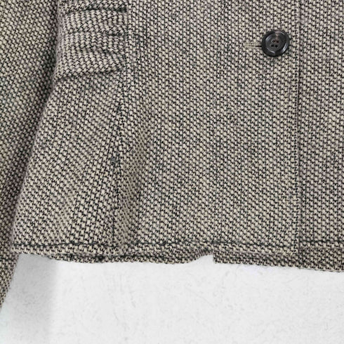 ヴァレンティノ Valentino ウエストマークデザインツイードショートジャケット レディース 6