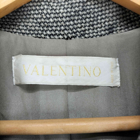 ヴァレンティノ Valentino ウエストマークデザインツイードショートジャケット レディース 6