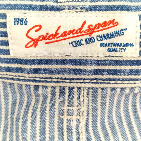 スピックアンドスパン Spick and Span ヒッコリーペンシルロングスカート レディース 38