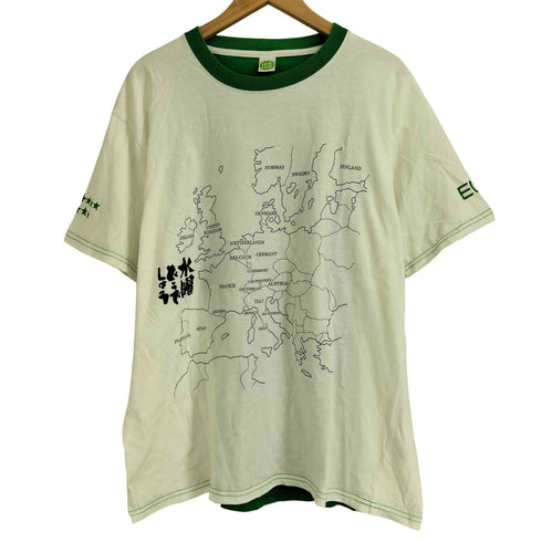 テレビ企画 EURO21 半袖 リンガーTシャツ メンズ 3L