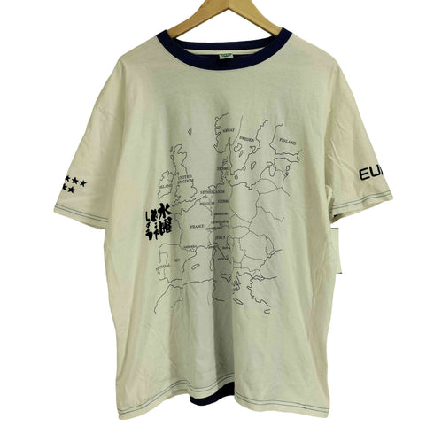テレビ企画 EURO21 半袖 リンガーTシャツ メンズ 3L