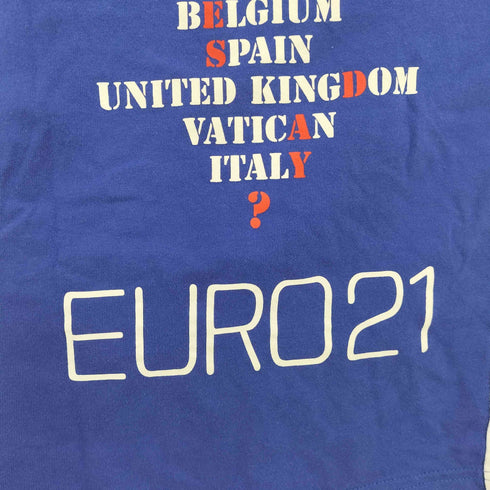 テレビ企画 EURO21 半袖 リンガーTシャツ メンズ 3L
