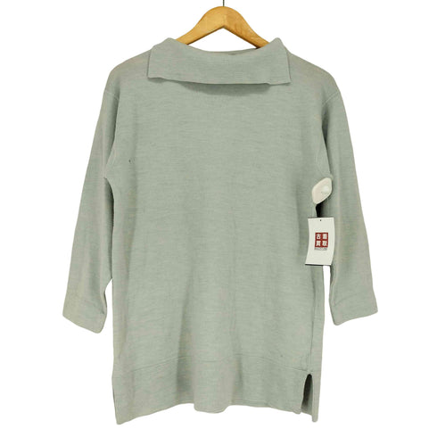 DRESSINGWELL MADE IN ITALY サイドボタンフラップカラーニット レディース