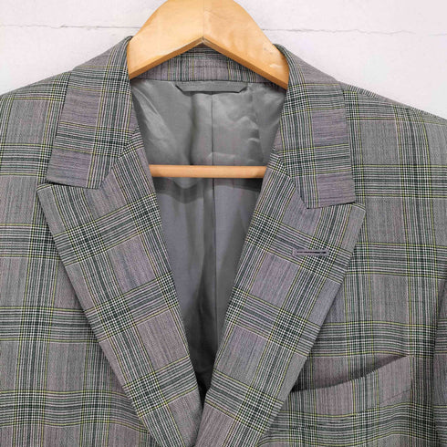 ROMEO GIGLI MADE IN JAPAN チェック柄テーラードジャケット メンズ 46