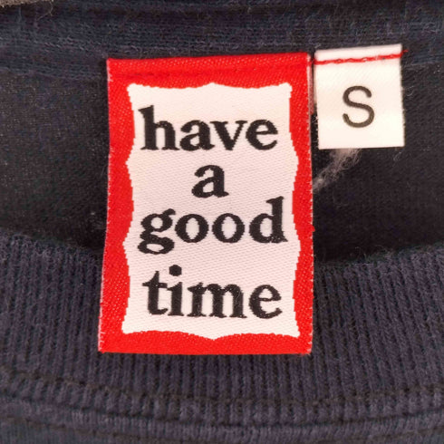 ハブアグッドタイム HAVE A GOOD TIME プリントクルーネックTシャツ メンズ JPN:S