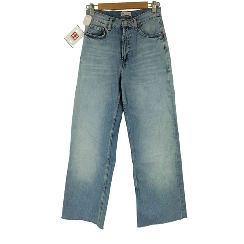 ザラ ZARA HIGH-RISE WIDE-LEG ワイドデニムパンツ レディース 34