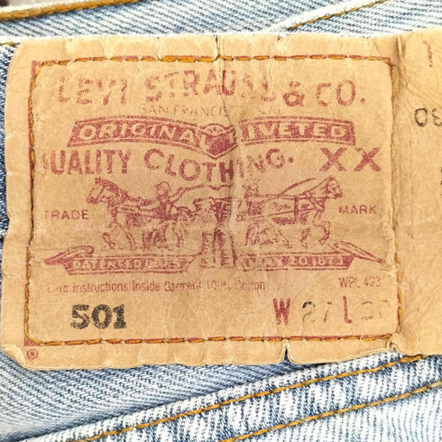 リーバイス Levis 501 刻印247 ボタンフライデニムパンツ レディース 27X30