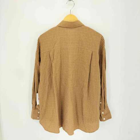 ザラ ZARA ステンカラー チェックシャツ レディース import:XS