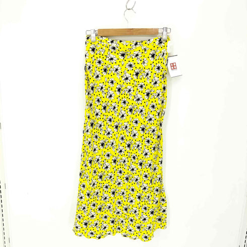 ザラ ZARA 花柄 レーヨン ロングスカート レディース import:S