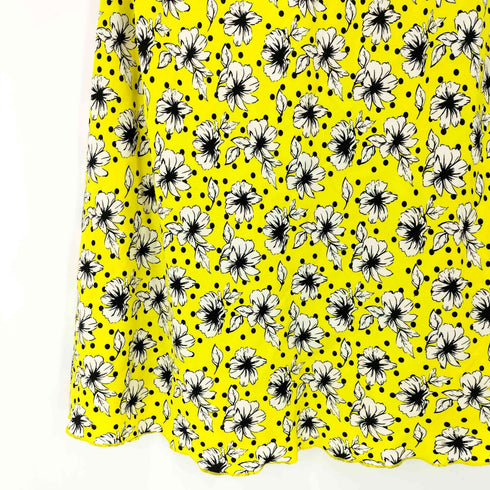 ザラ ZARA 花柄 レーヨン ロングスカート レディース import:S