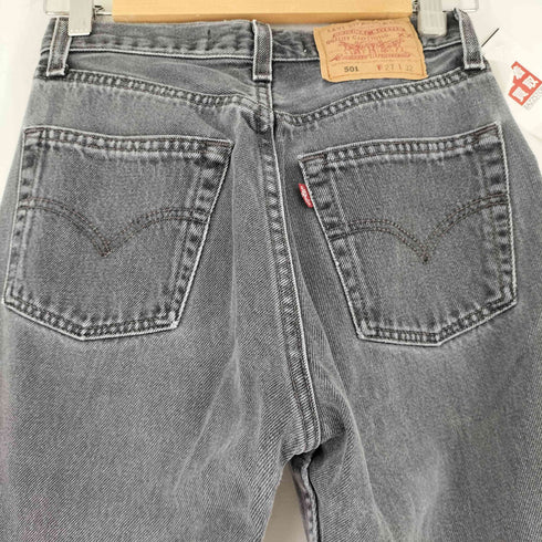 STELLAR VINTAGE 00s USA製 後染め ブラックデニムパンツ レディース 27X32